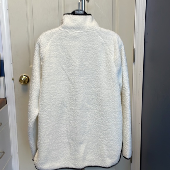 Lands End Women’s long sleeve Sherpa mock zip tunic, F11, NWT - Picture 4 of 4